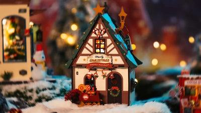 Twinkling Christmas House - A Creative Christmas Ornament