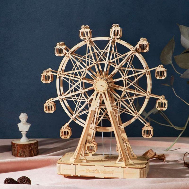 Ferris Wheel 3D Wooden Puzzle Music Box TGN01