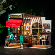 Simon's Coffee Shop DIY Miniature Dollhouse Kit DG109