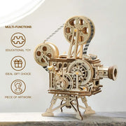 Vitascope Movie Projector 3D Wooden Puzzle LK601