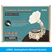 DIY Crank Classic Gramophone LKB01