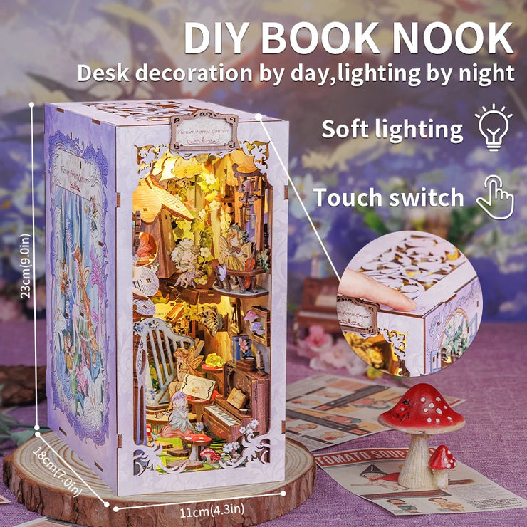 Flower Forest Concert DIY Book Nook Kit