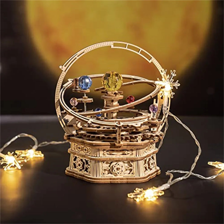 Starry Night Orrery Mechanical Music Box AMK51