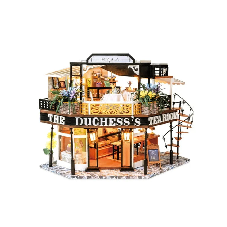 The Duchess's Tea Room DIY Wooden Dollhouse Miniature