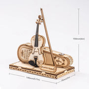 Violin Capriccio Model 3D Wooden Puzzle TG604K