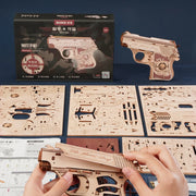 Mini Gun Toy Wooden 3D Puzzle LQ502