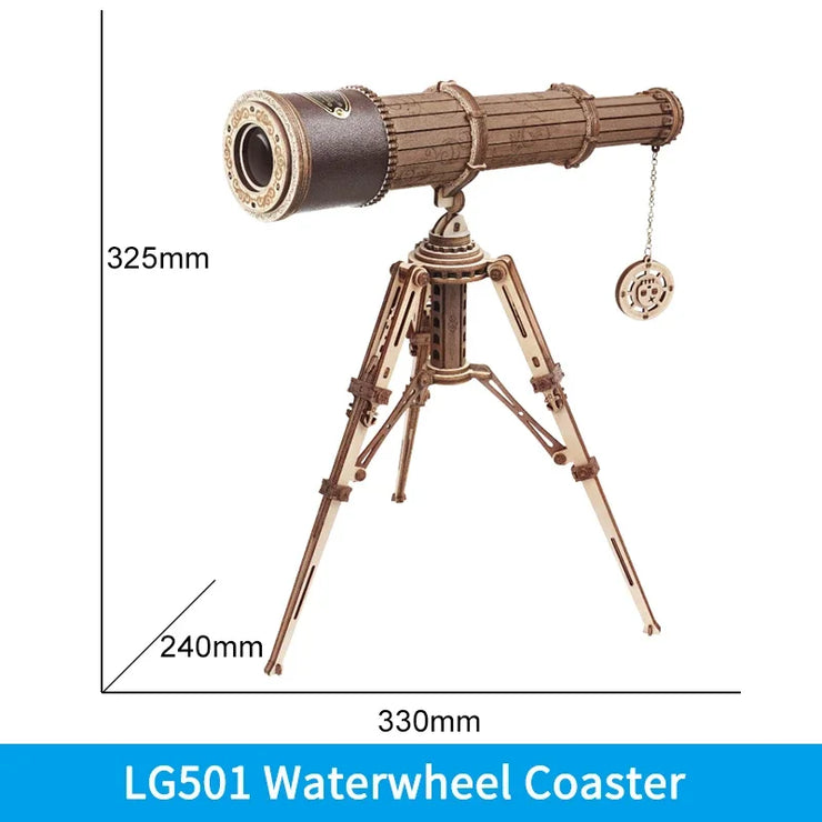 Monocular Telescope 3D Wooden Puzzle