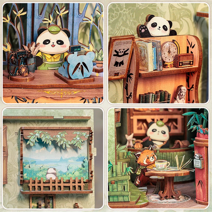 Panda Bookshop DIY Book Nook Kit