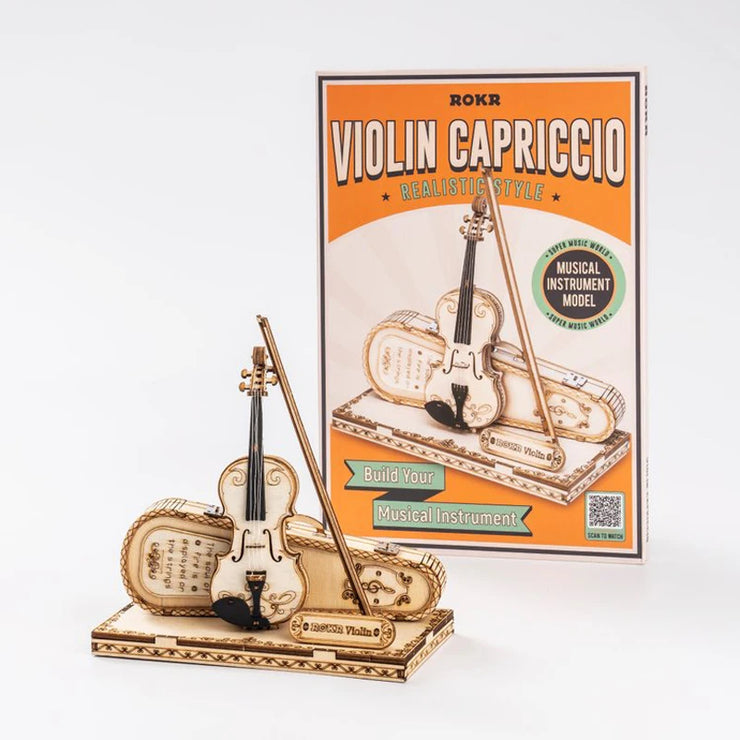 Violin Capriccio Model 3D Wooden Puzzle TG604K