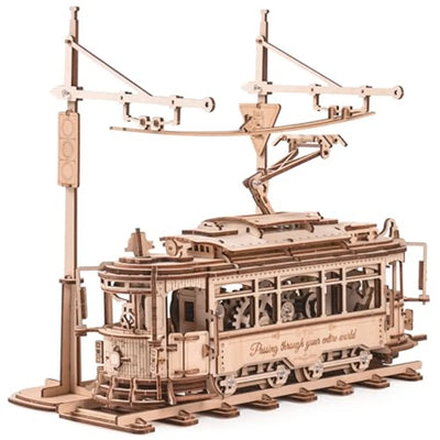 Classic City Tram 3D Wooden Puzzle LK801