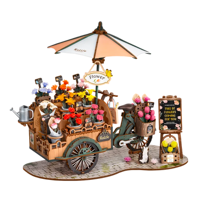 Blossom Cart 3D Wooden Puzzle TGS03