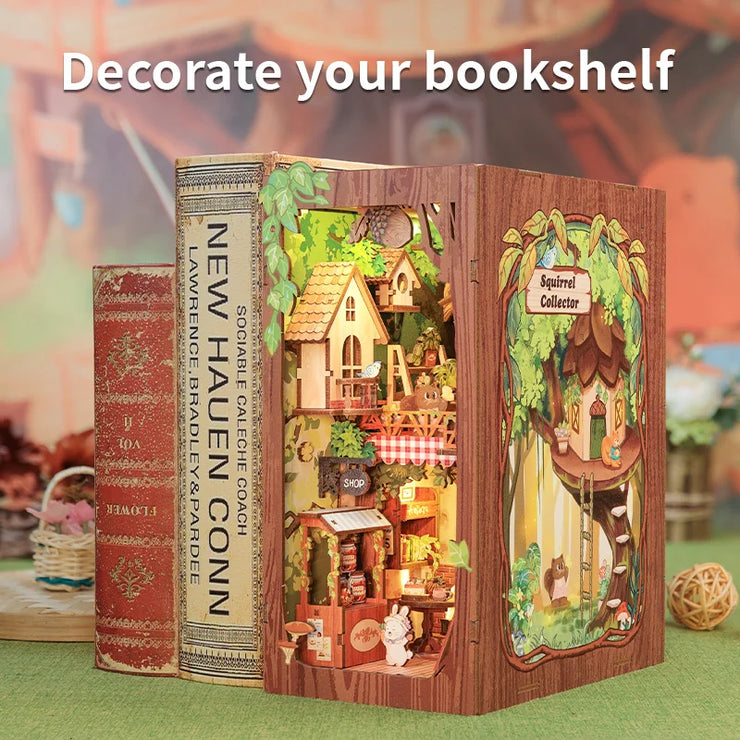 Squirrel Collector DIY Book Nook Kit