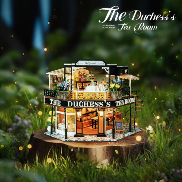 The Duchess's Tea Room DIY Wooden Dollhouse Miniature