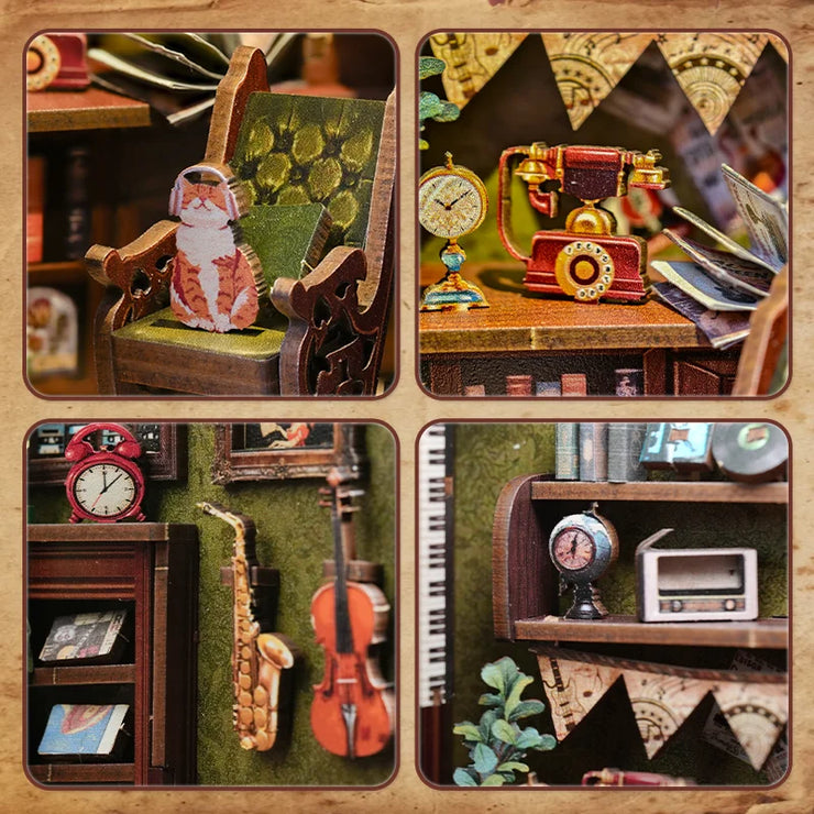 Memories Music Bookshop DIY Book Nook Kit