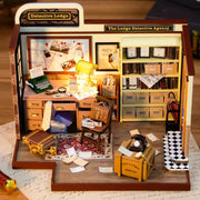 Detective Agency of Lodge DIY Wooden Doll House