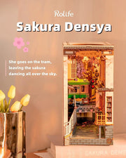 Sakura Densya DIY Book Nook Shelf Insert Kit TGB01