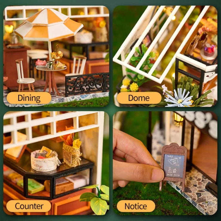 The Duchess's Tea Room DIY Wooden Dollhouse Miniature