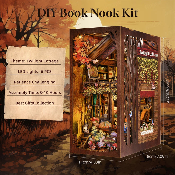 Twilight Cottage DIY Book Nook Kit