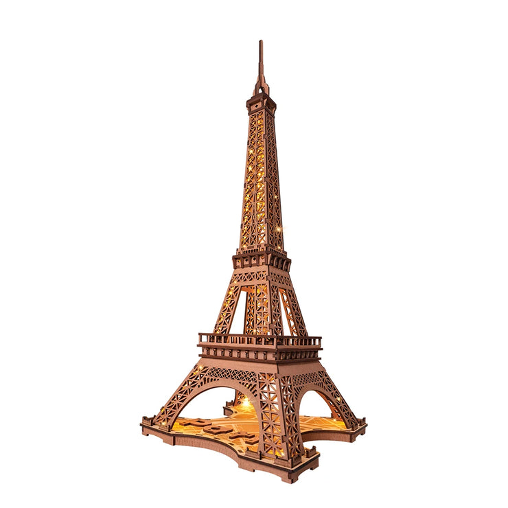 Night of the Eiffel Tower 3D Wooden Puzzle TGL01