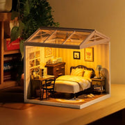 weet Dream Bedroom DIY Plastic Miniature House DW009