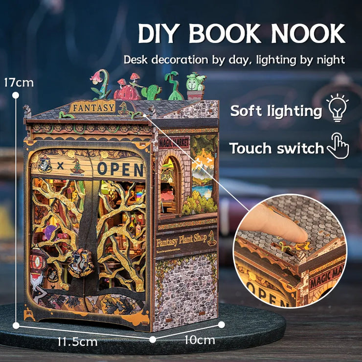 Fantacy Plant Shop DIY Book Nook Kit