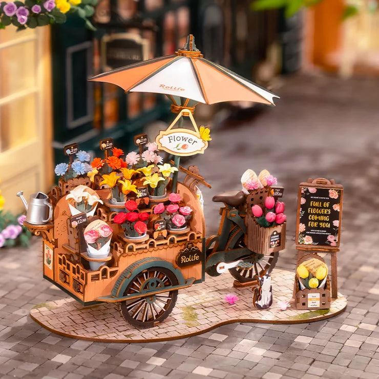 Blossom Cart 3D Wooden Puzzle TGS03