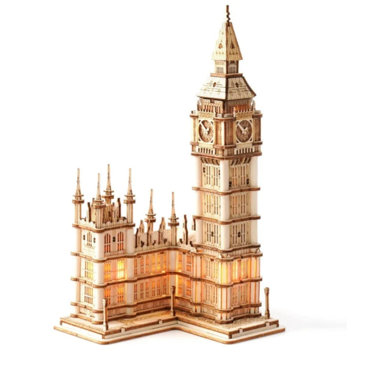 Tower Bridge & Big Ben with Lights 3D Wooden Puzzle TG412