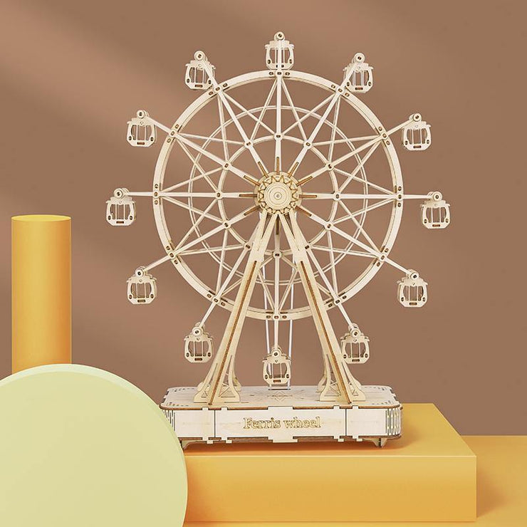 Ferris Wheel 3D Wooden Puzzle Music Box TGN01