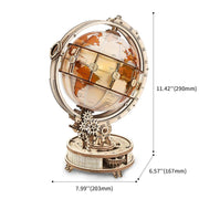 Luminous Globe 3D Wooden Puzzle ST003