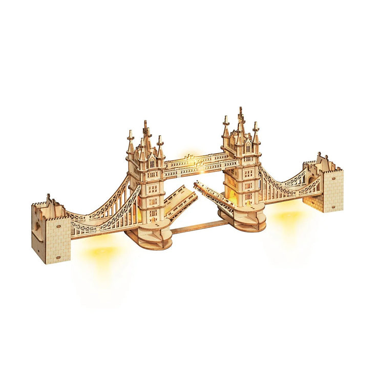 Tower Bridge with Lights 3D Wooden Puzzle TG412