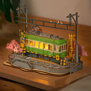 Sakura Journey Tram 3D Wooden Puzzle TGS02