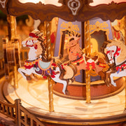 Classic Carousel 3D Wooden Puzzle AMC01