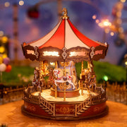 Classic Carousel 3D Wooden Puzzle AMC01