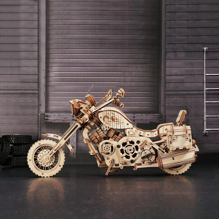 Cruiser Motorcycle LK504 3D Wooden Puzzle