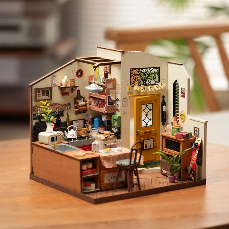 Cozy Kitchen DIY Miniature House Kit DG159