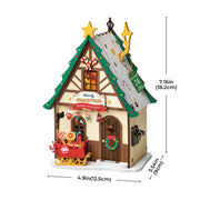 Twinkling Christmas House DIY Miniature House DS036