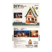 Twinkling Christmas House DIY Miniature House DS036