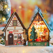 Twinkling Christmas House DIY Miniature House DS036