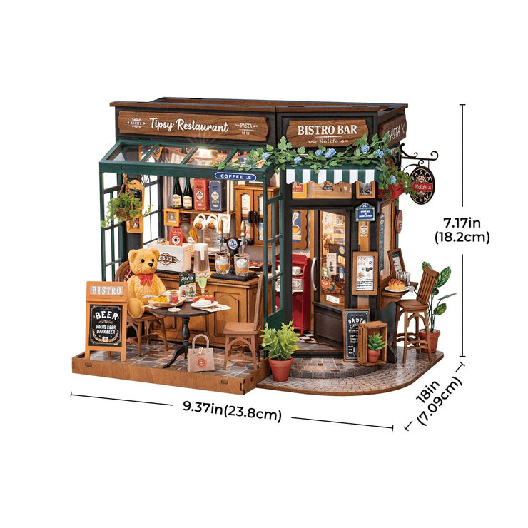 Tipsy Restaurant DIY Miniature House DG167