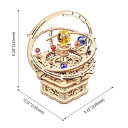 Starry Night Orrery Mechanical Music Box AMK51