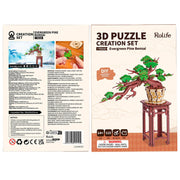 Sakura Bonsai DIY Wooden 3D Puzzle TG415