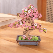 Sakura Bonsai DIY Wooden 3D Puzzle TG415