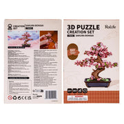 Sakura Bonsai DIY Wooden 3D Puzzle TG415