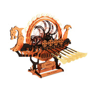 Viking Dragon Ship Mechanical 3D Wooden Puzzle LK802