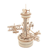 Airplane Control Tower Mechanical Music Box AMK41