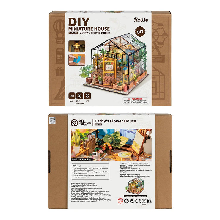 Cathy's Flower House DIY Miniature House DG104