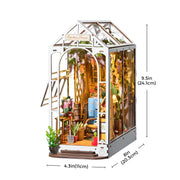 Holiday Garden House DIY Book Nook Kit TGB06